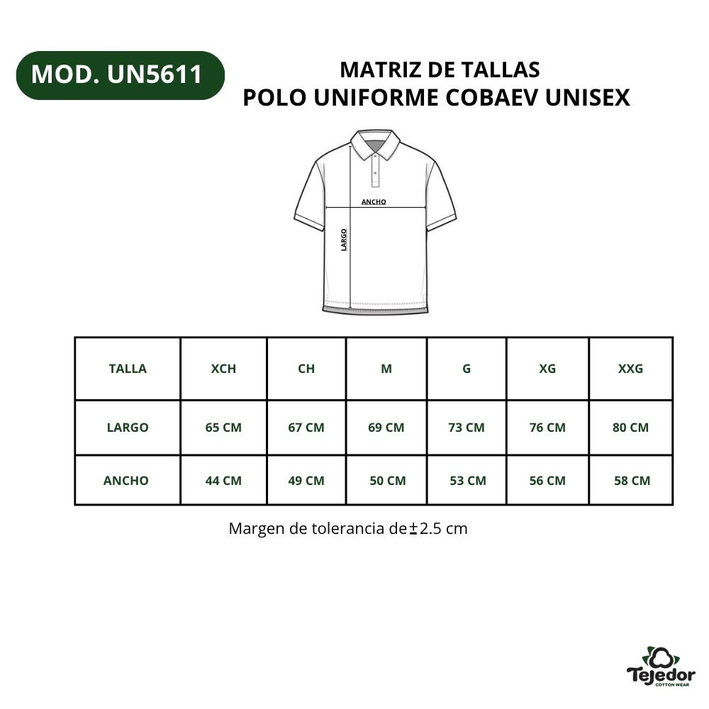 Playera Uniforme Diario Unisex Polo - Foto 5